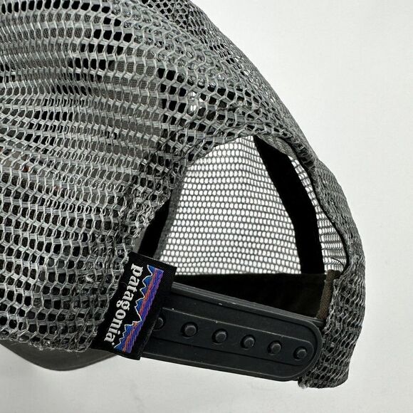 Patagonia Fitz Roy Scope LoPro Trucker Snapback Mesh Hat Gray - Picture 5 of 8
